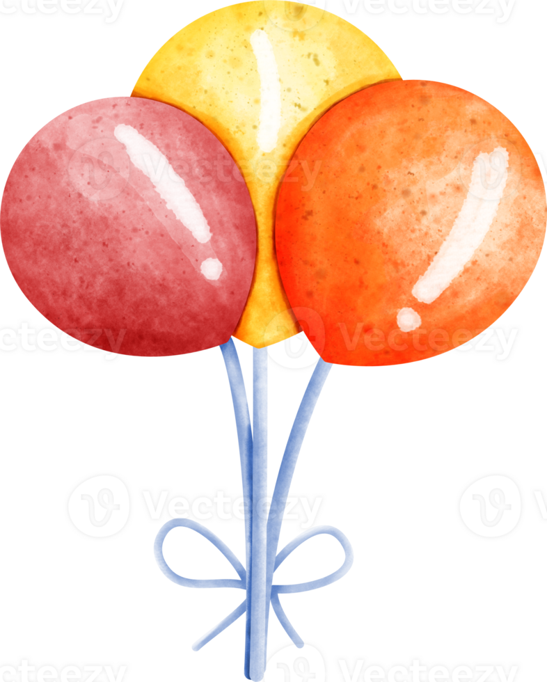 watercolor balloon clip art png