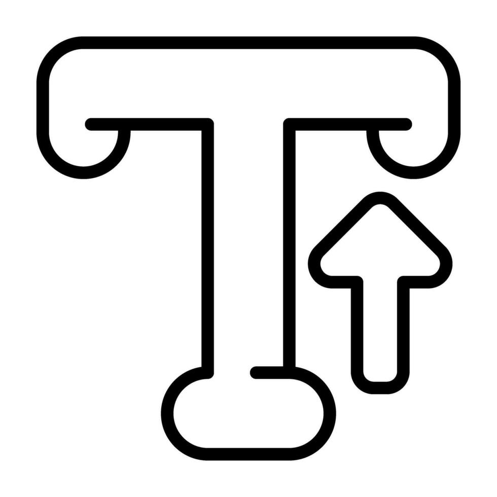 icono de vector de tipografía