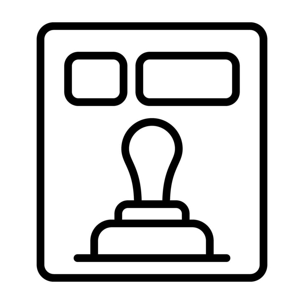 Stamp Tool Vector Icon