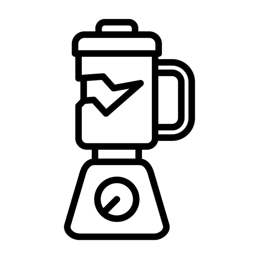 Food Blender Vector Icon