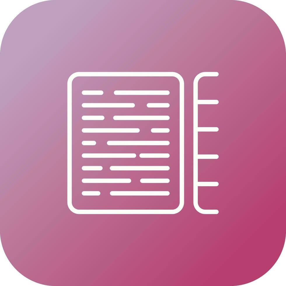 Document Indexing Vector Icon