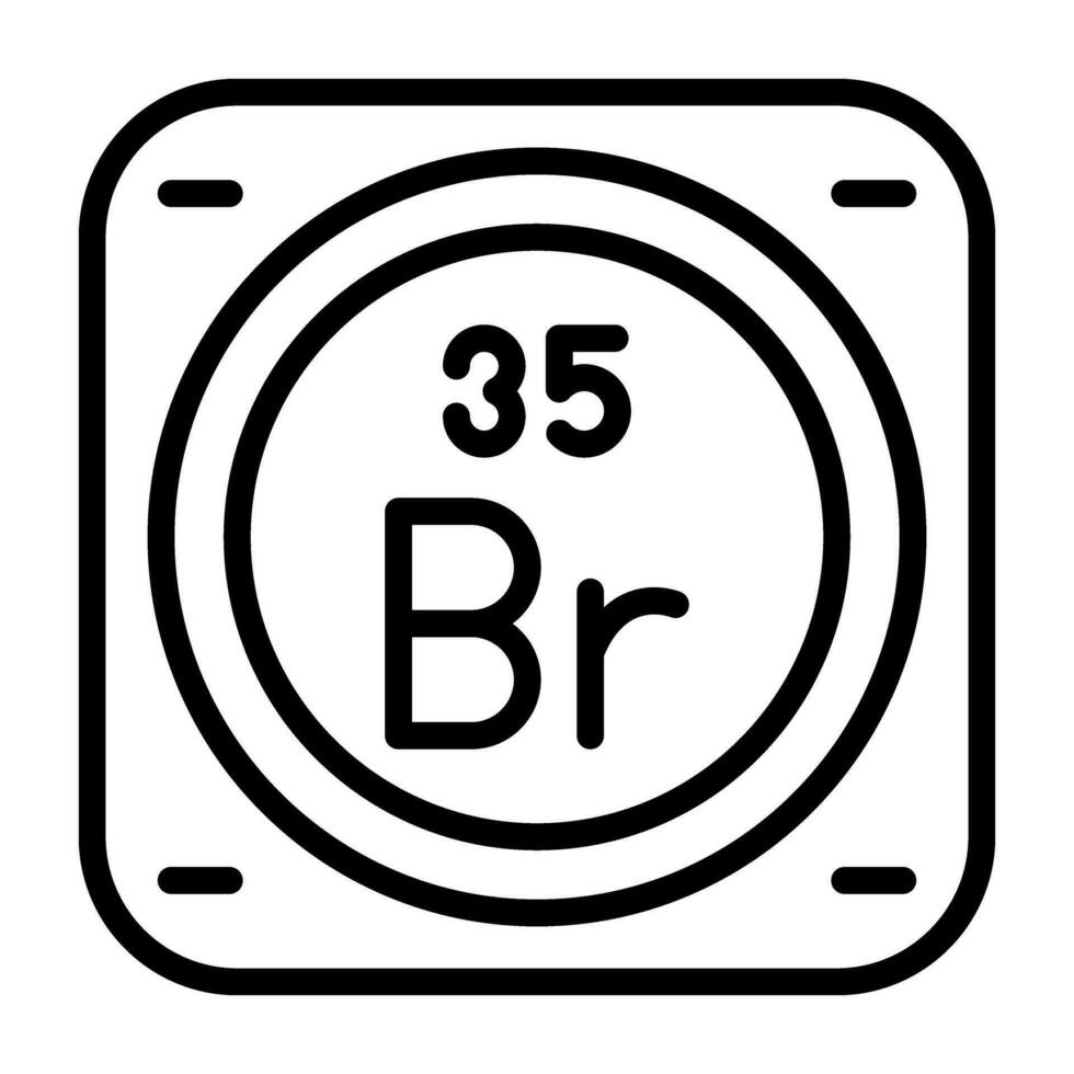 Chemical Element Vector Icon