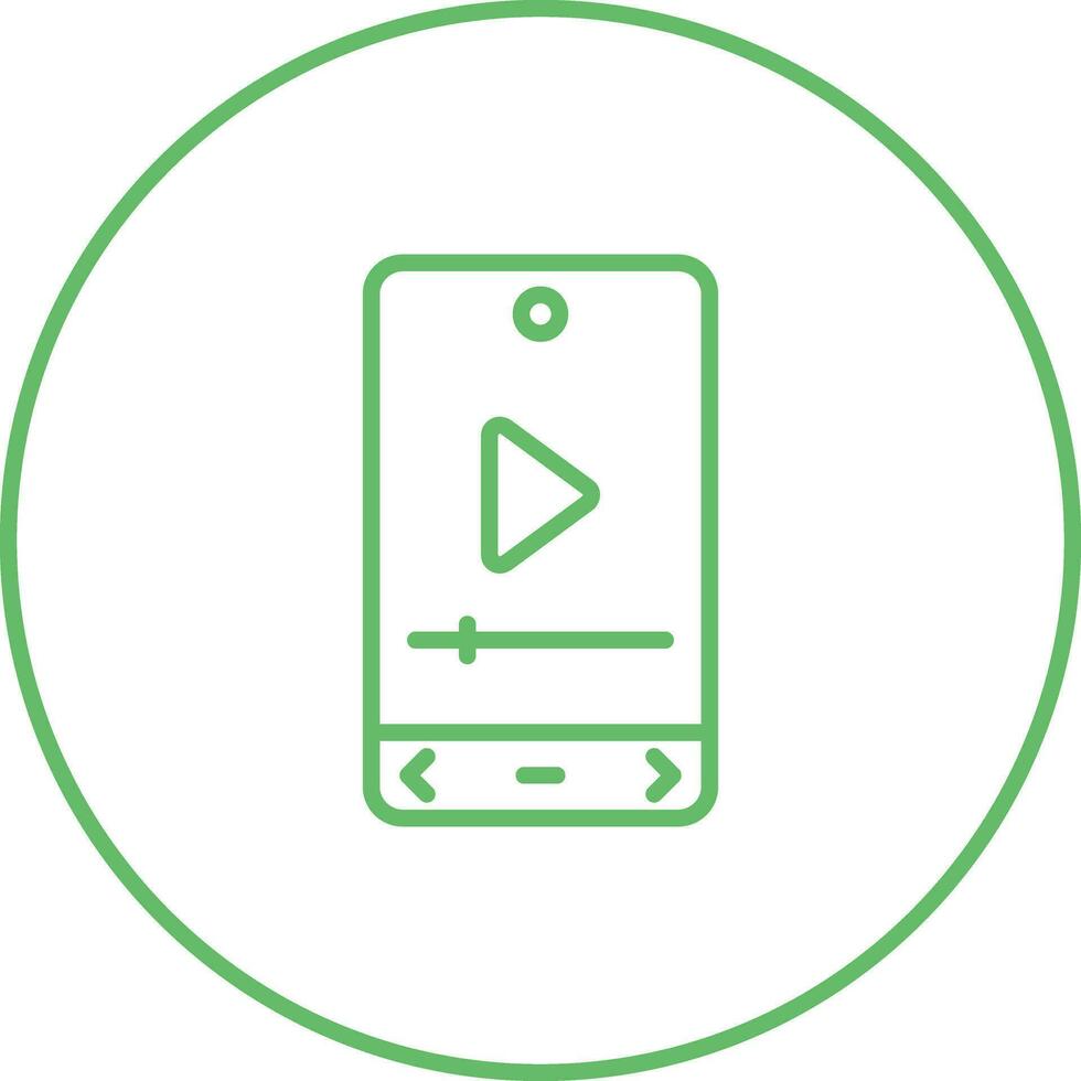 Video Player Vector Icon