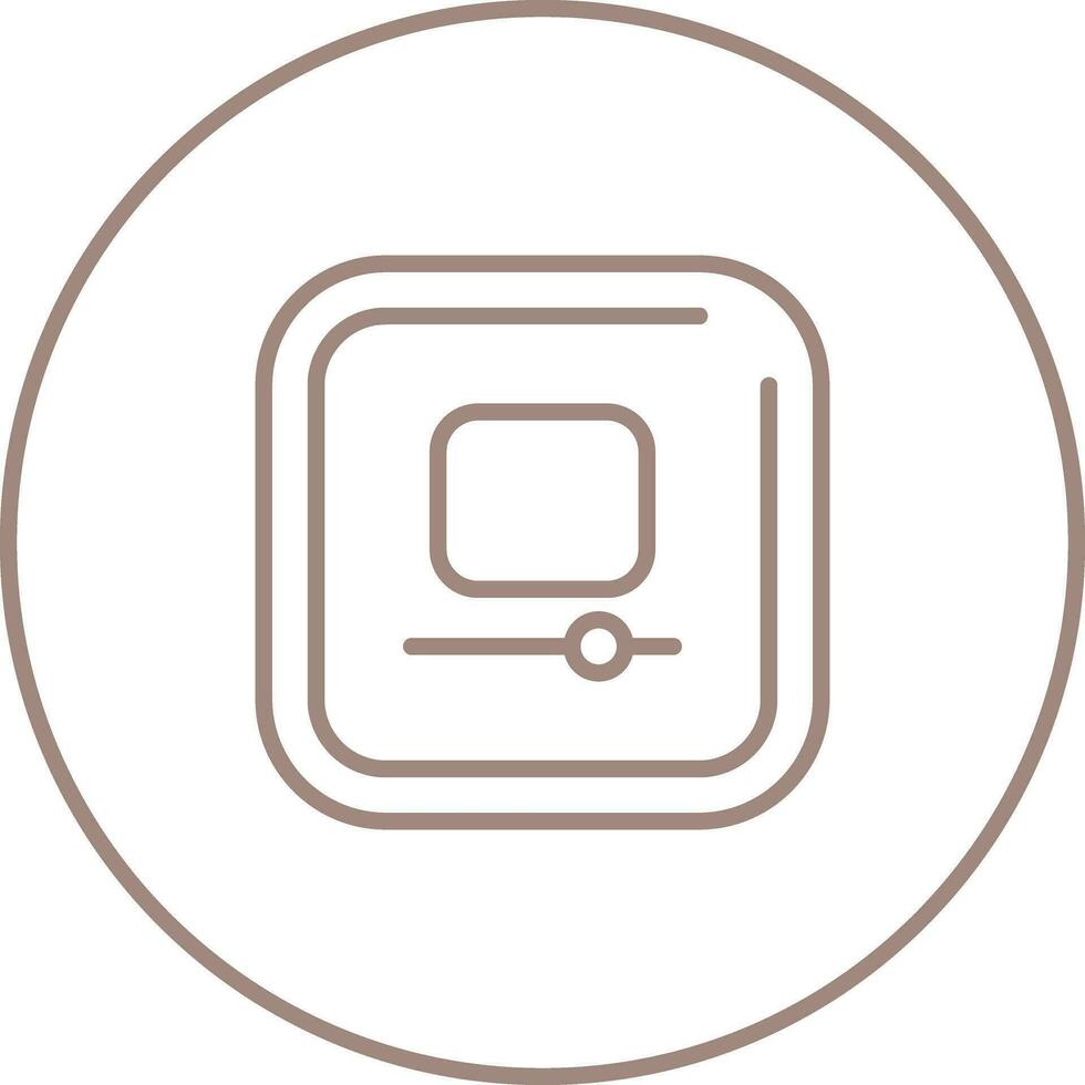 Video Stop Square Vector Icon