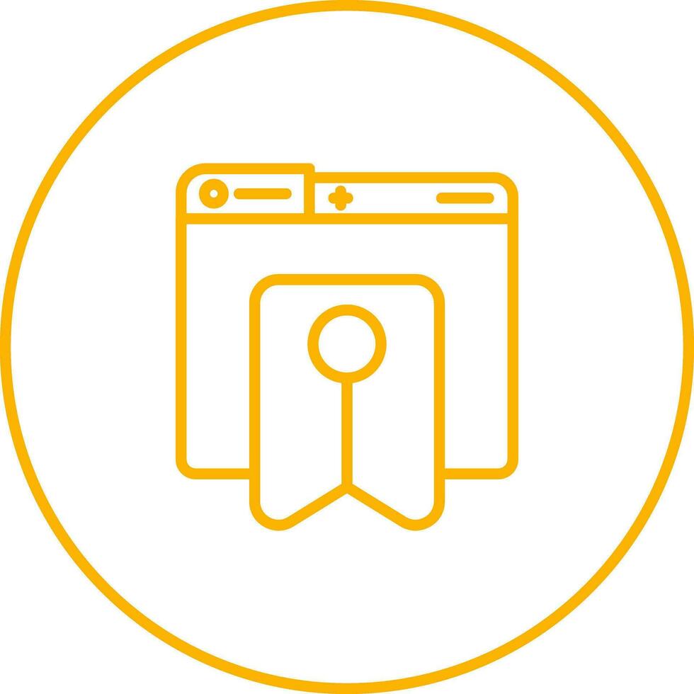 Bookmarked Vector Icon