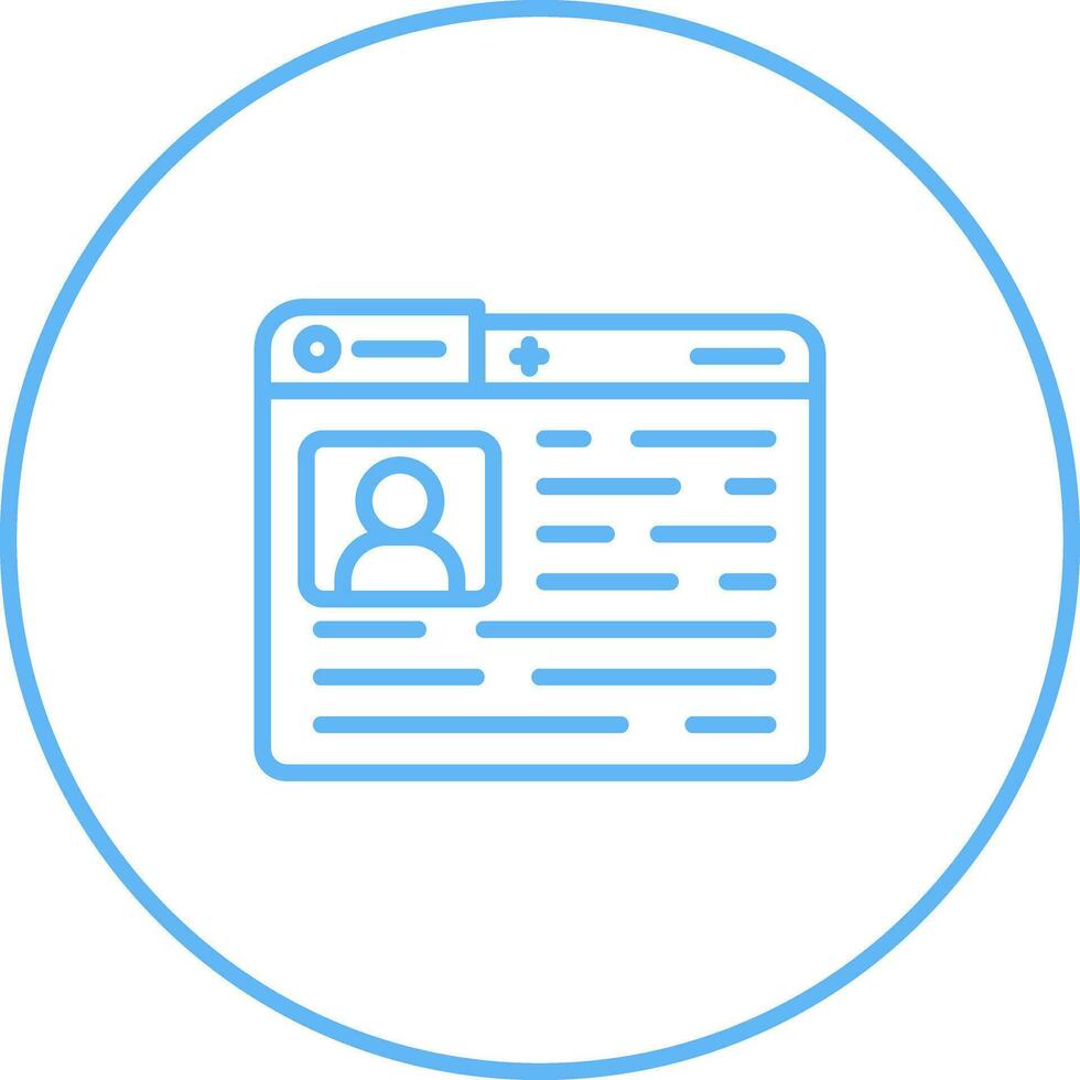 Profile Vector Icon