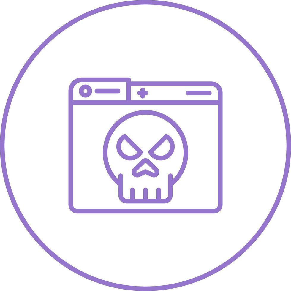 Dark Web Vector Icon