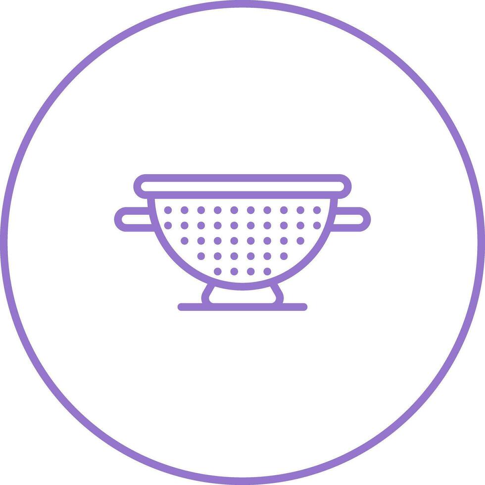 Colander Vector Icon
