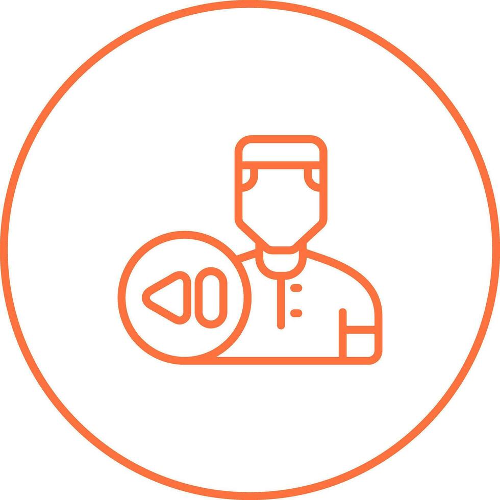 Play Previous Vector Icon