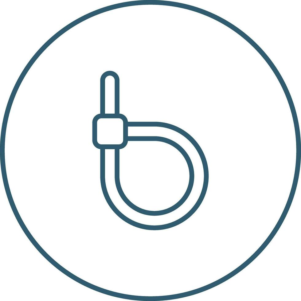 cable Corbata fijación herramienta vector icono