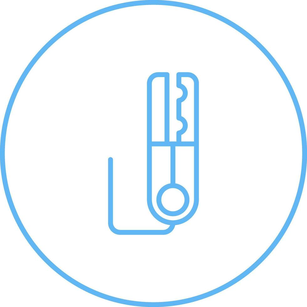 Grounding Clamp Vector Icon