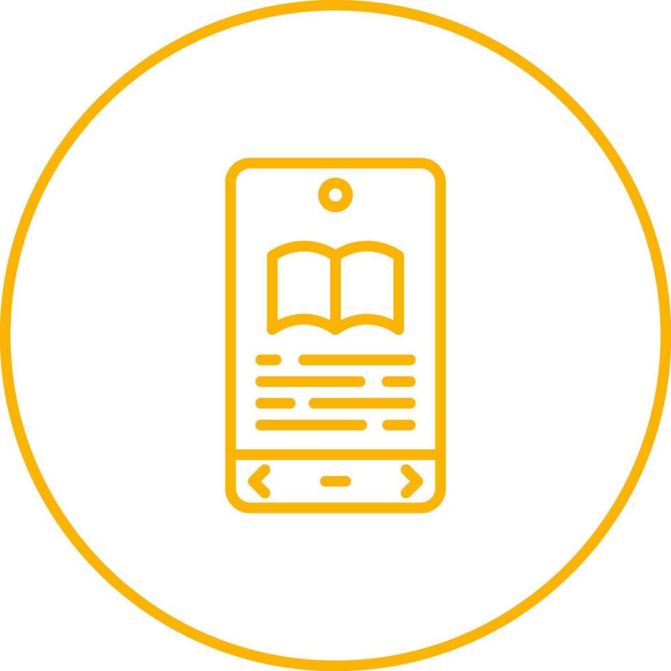 E book Reader Vector Icon