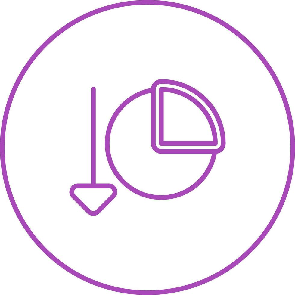 Chart Decreasing Vector Icon