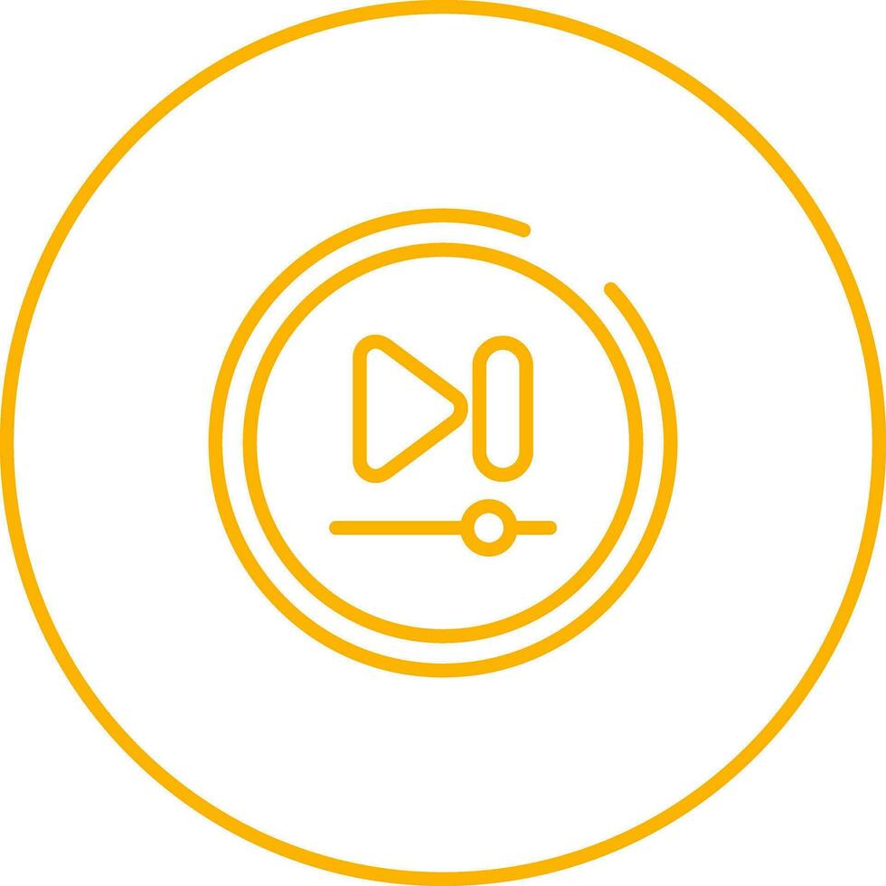 Video Next Track Button Vector Icon