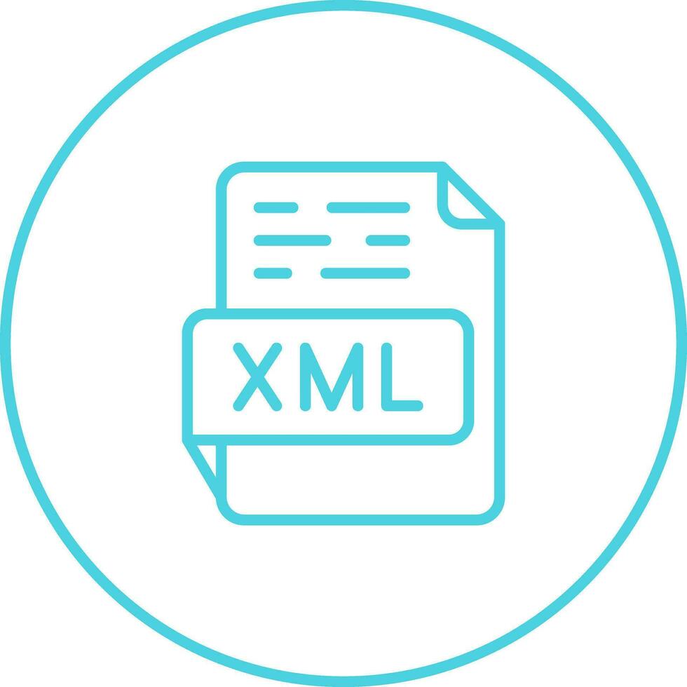 XML Vector Icon