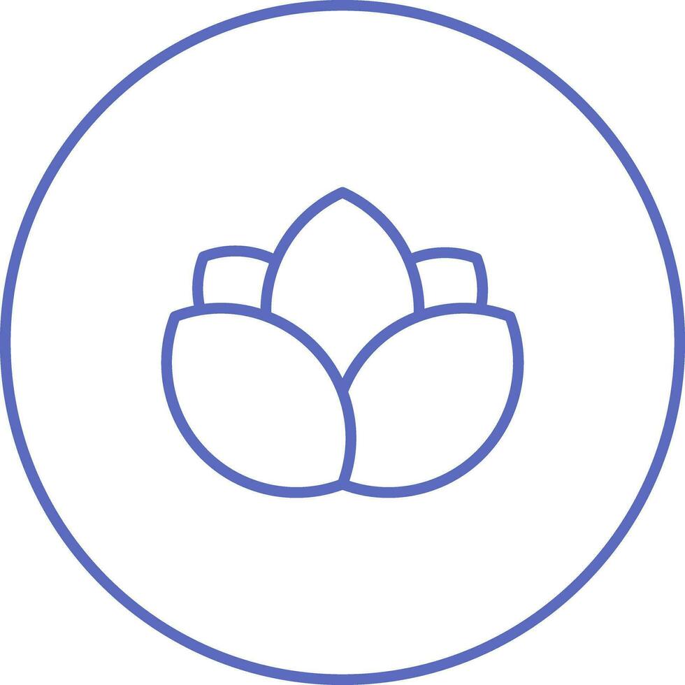 Lotus flower Vector Icon