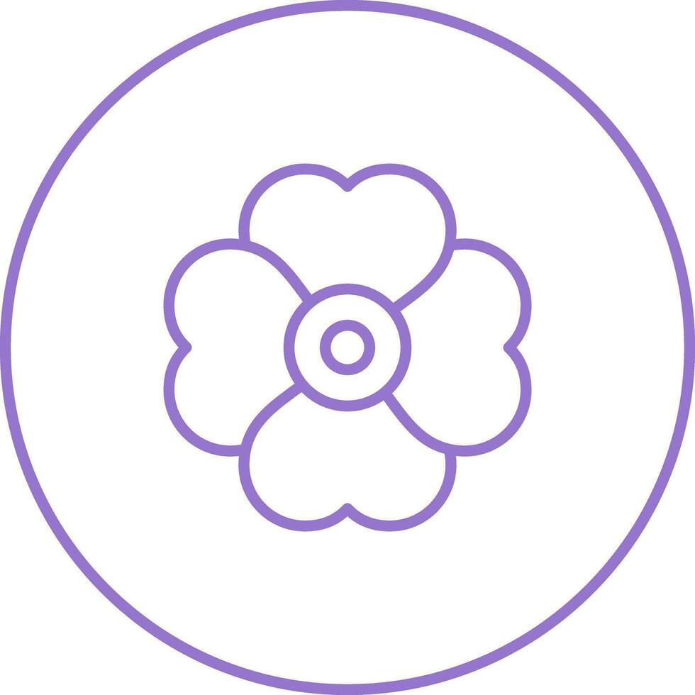 Cherry blossom Vector Icon