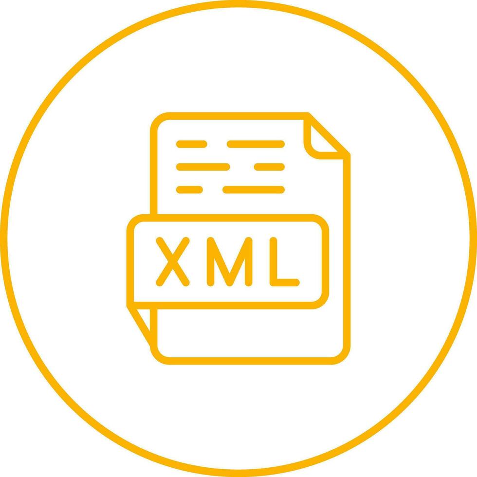 XML Vector Icon