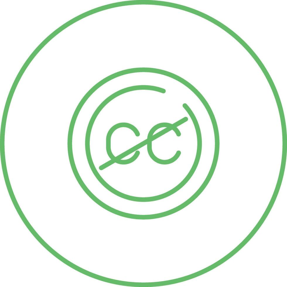 Closed Captions Circle Vector Icon