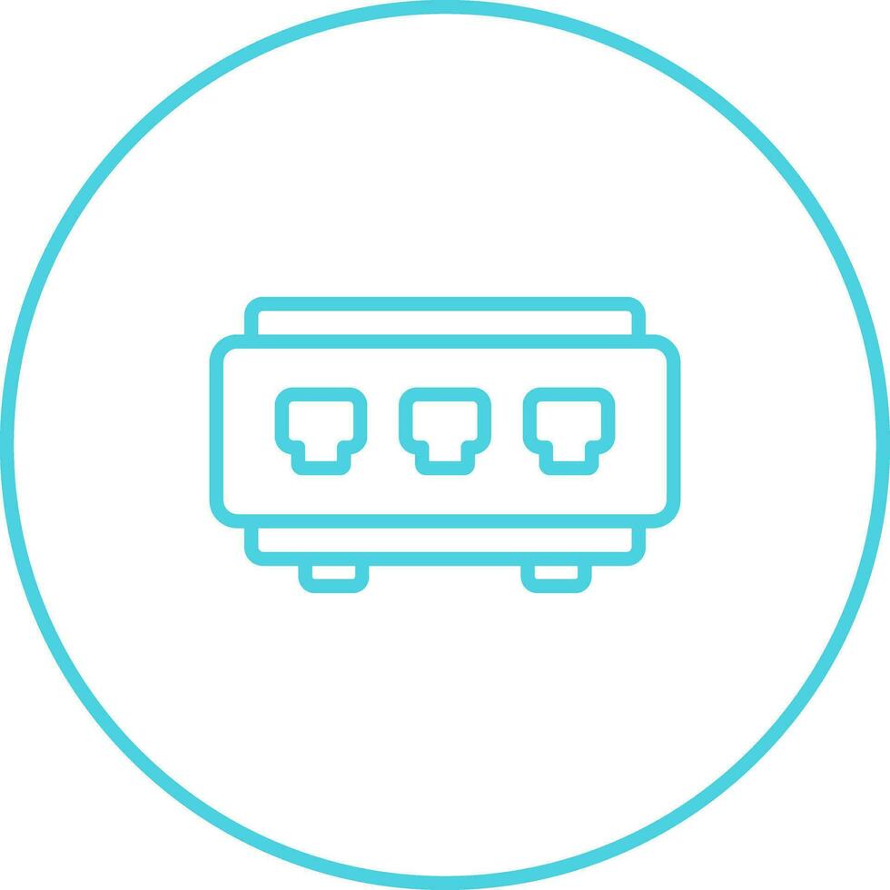 Network Switch Vector Icon