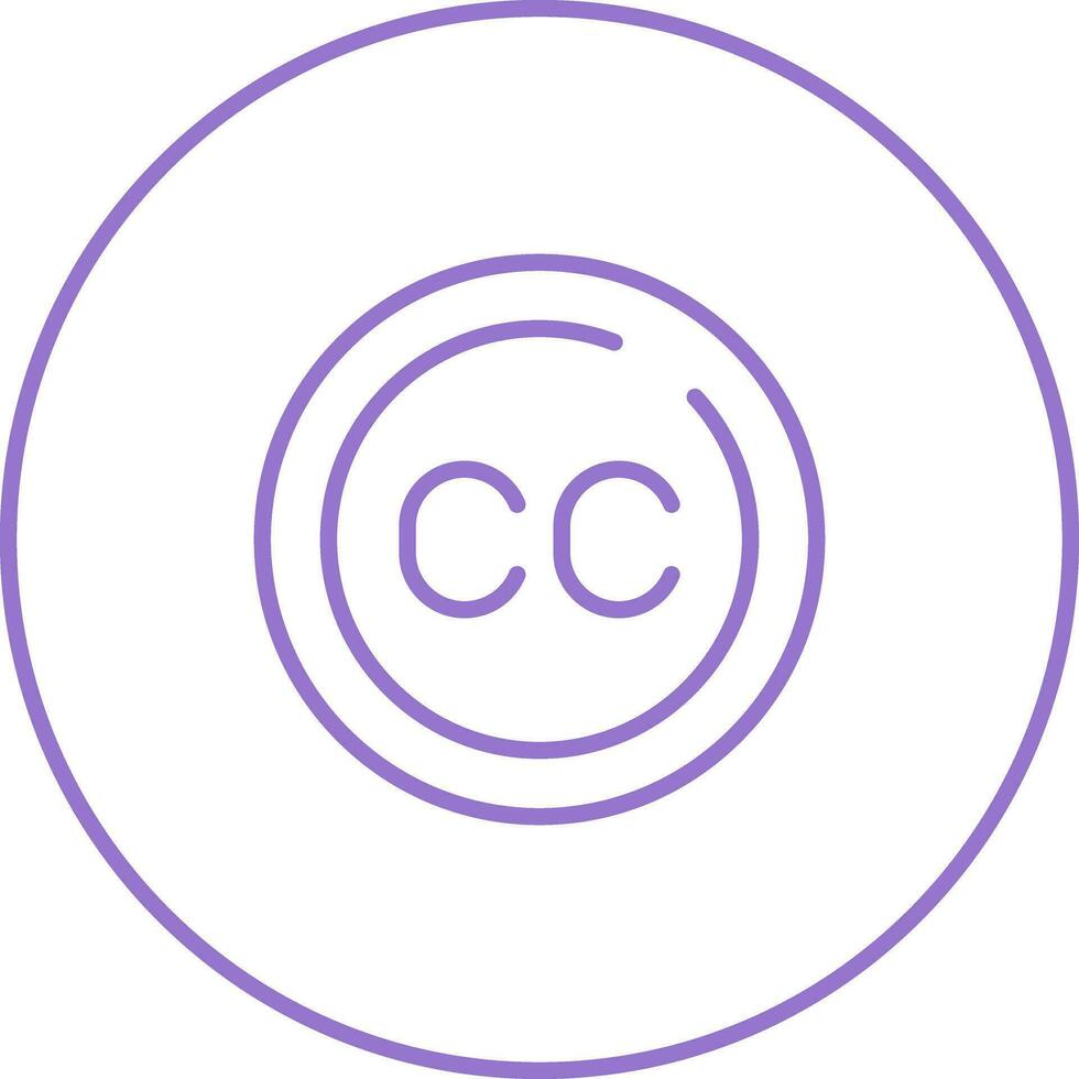 Subtitles Circle Vector Icon