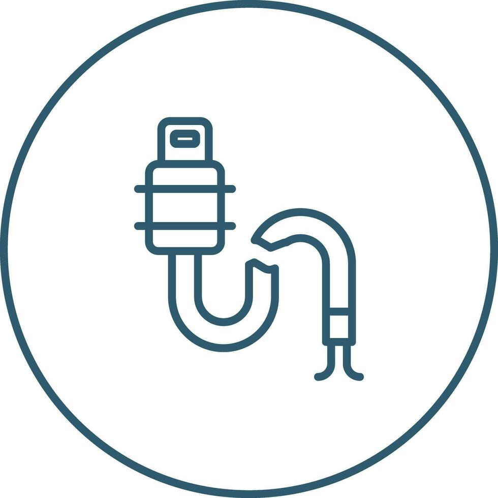 Broken Cable Vector Icon