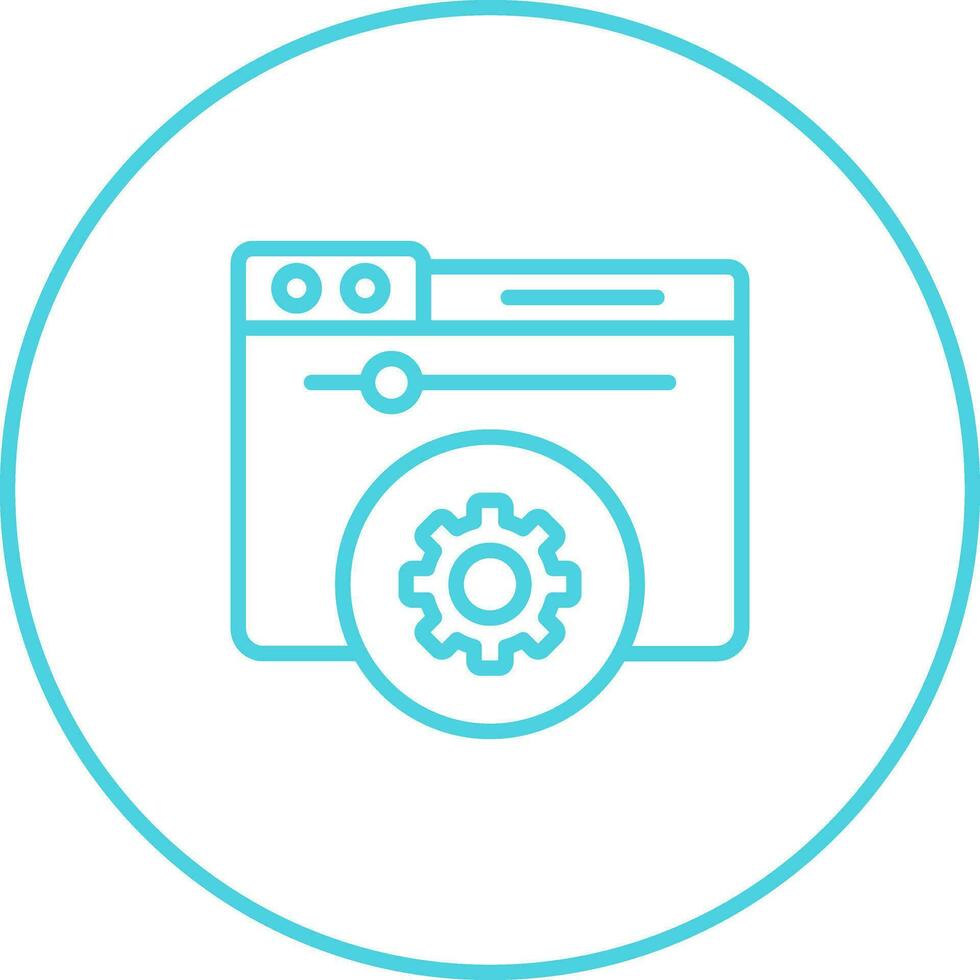 Hosting Control Panel Vector Icon