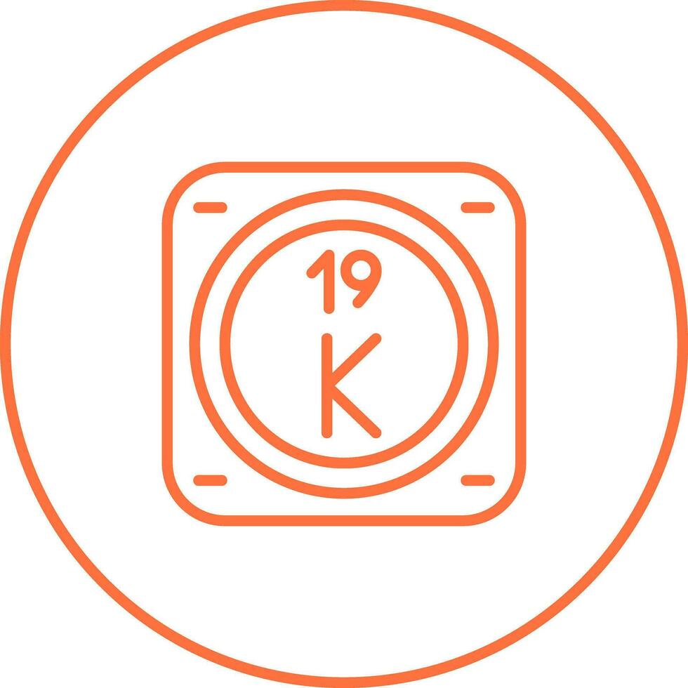 Potassium Vector Icon