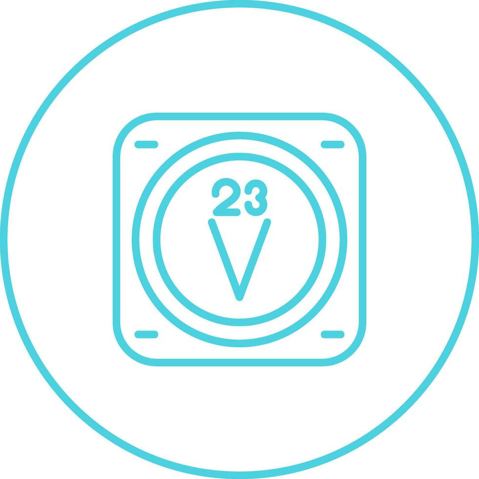 vanadio vector icono