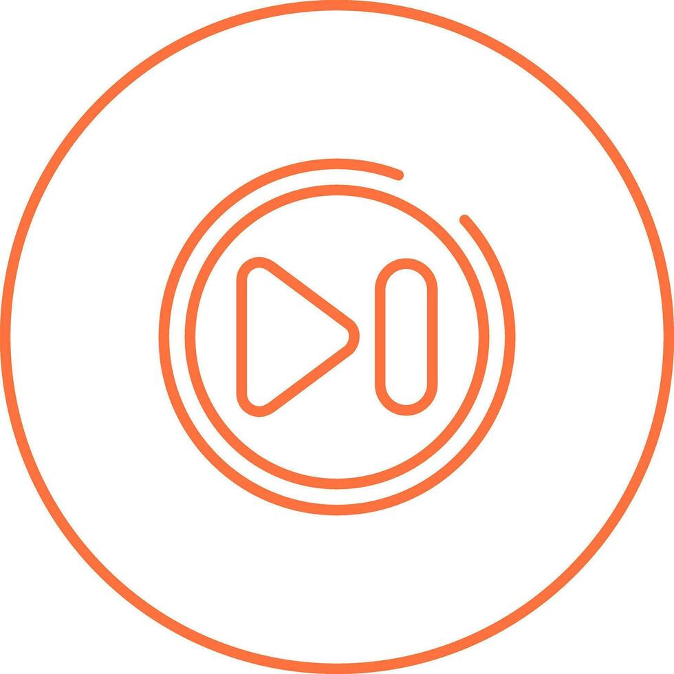 Next Track Button Vector Icon