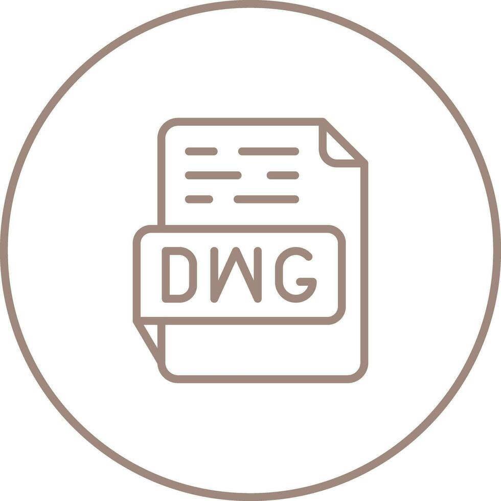 DWG Vector Icon