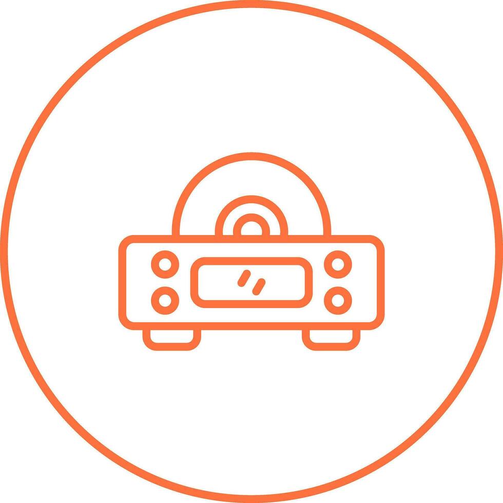 Cd Player Vector Icon