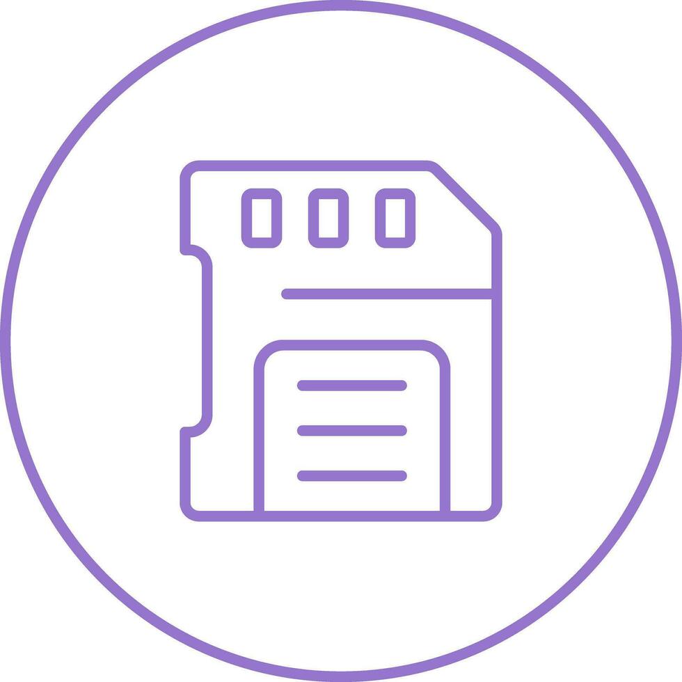Sd Card Vector Icon