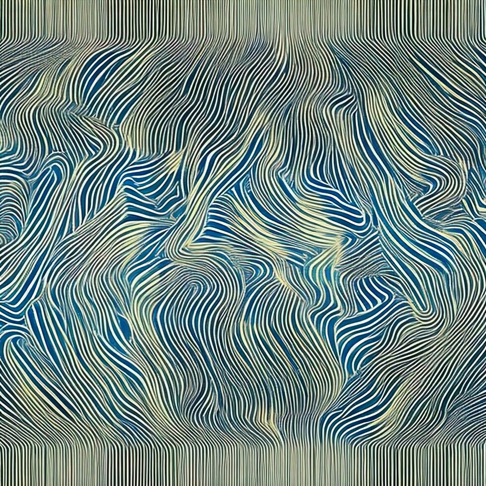 AI generated abstract background with illusion effect photo