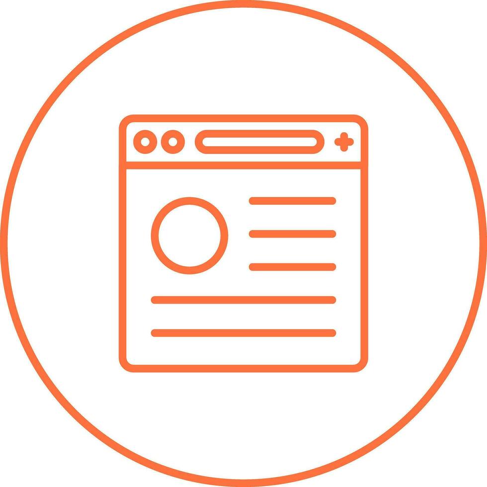 Browser Vector Icon