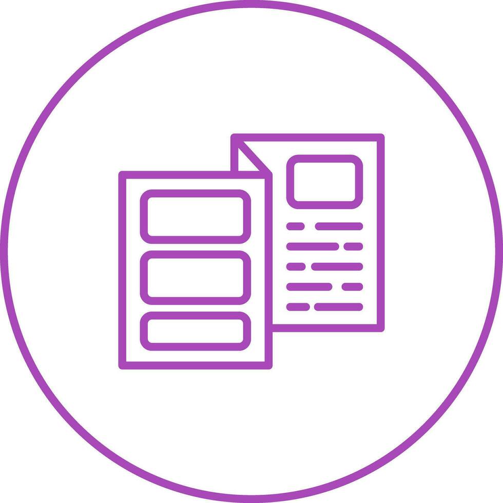 Brochure Vector Icon