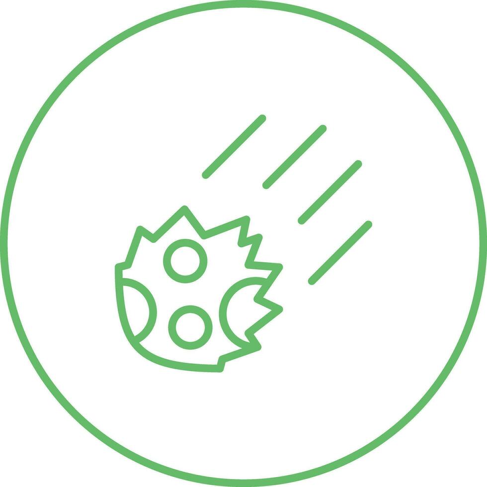 Meteor Vector Icon