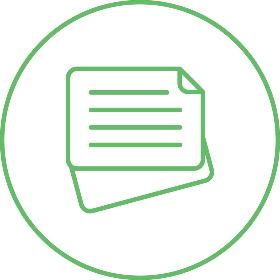 Sticky Note Vector Icon