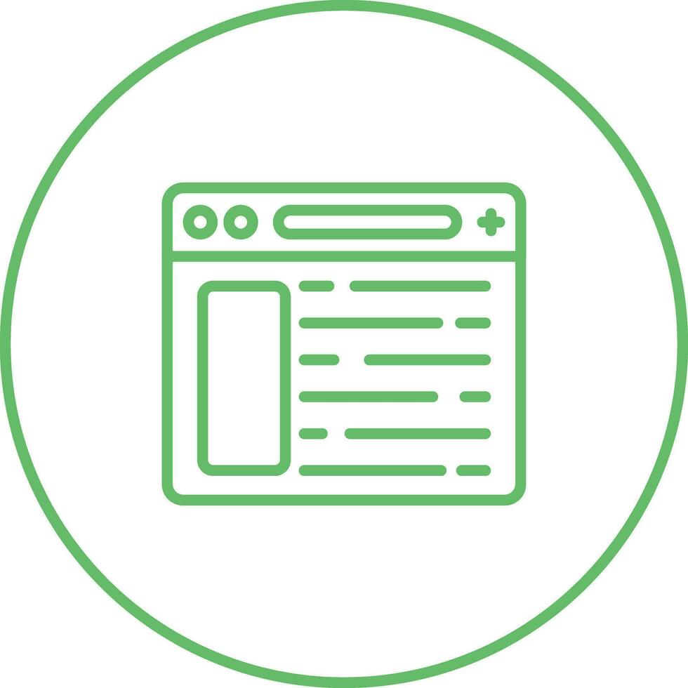 Browser Vector Icon
