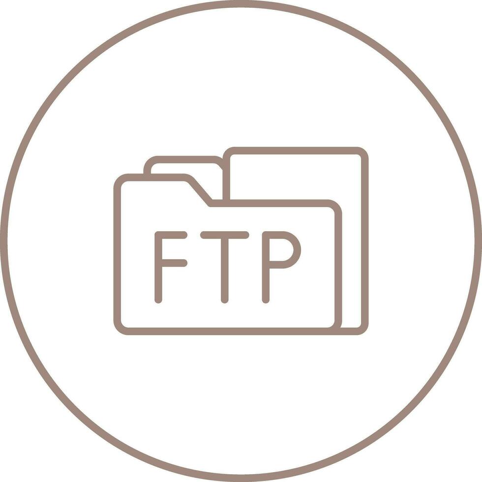 FTP Access Vector Icon