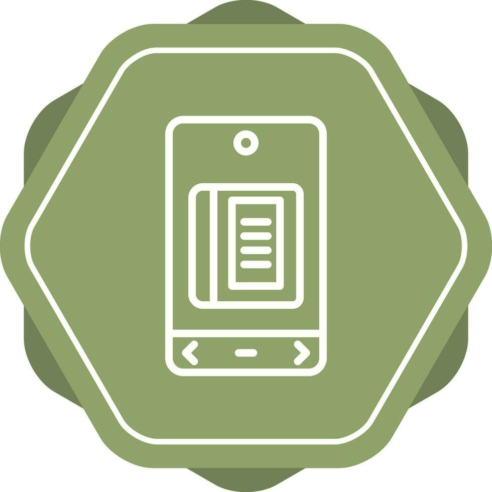 E Book Vector Icon