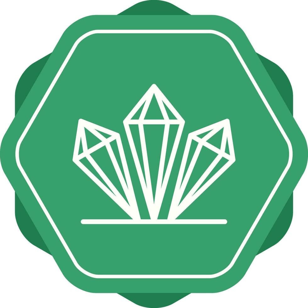 icono de vector de cristal