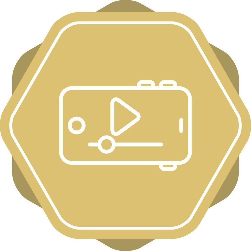 icono de vector de vídeo