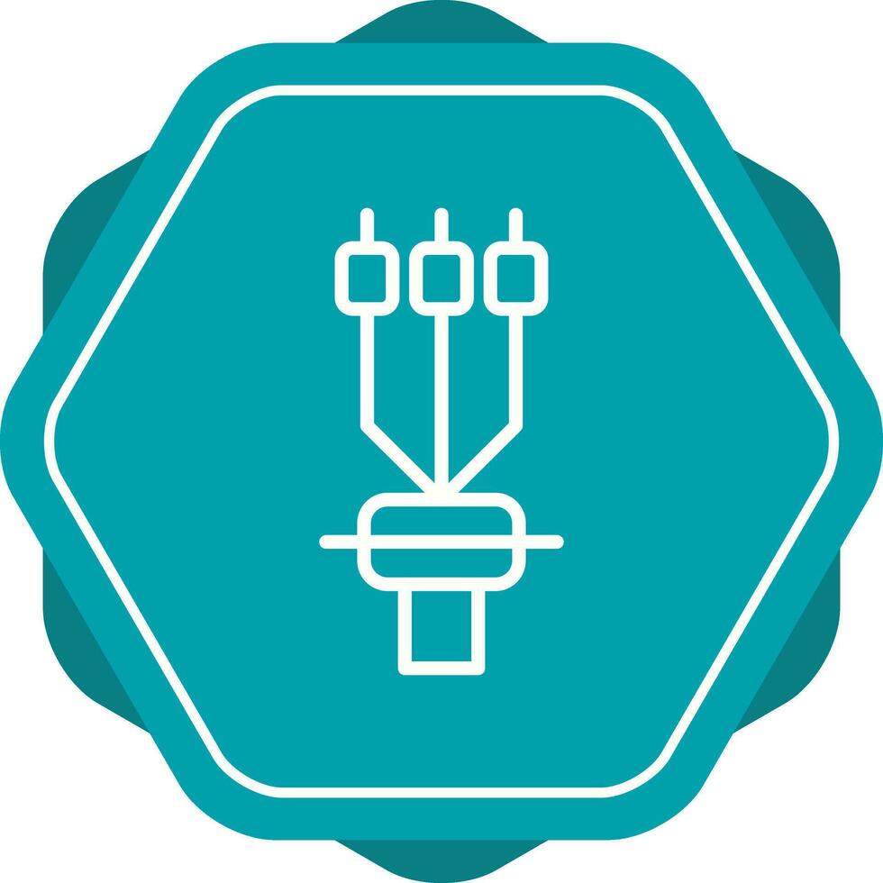 Cable Termination Sleeve Vector Icon