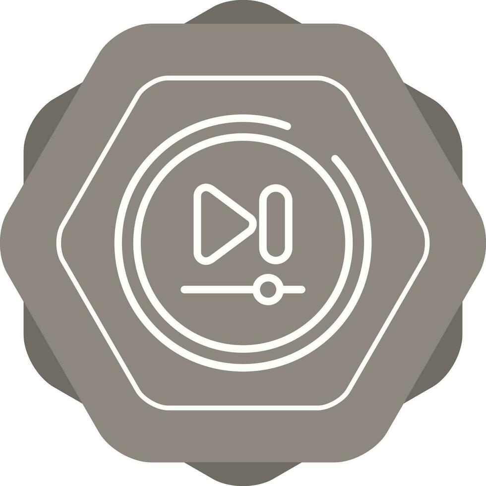 Video Next Track Button Vector Icon