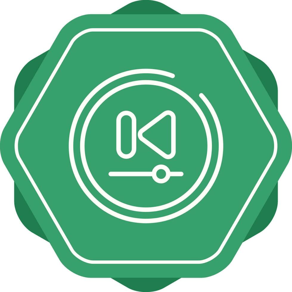 Video Previous Track Butto Vector Icon