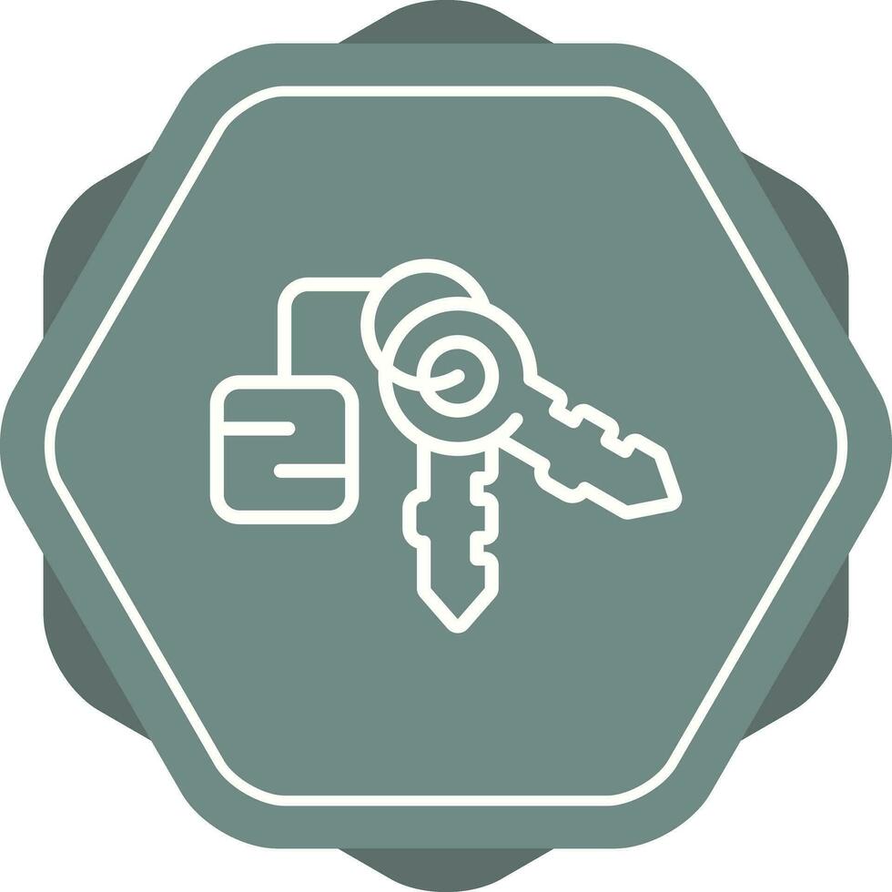 Keychain Vector Icon