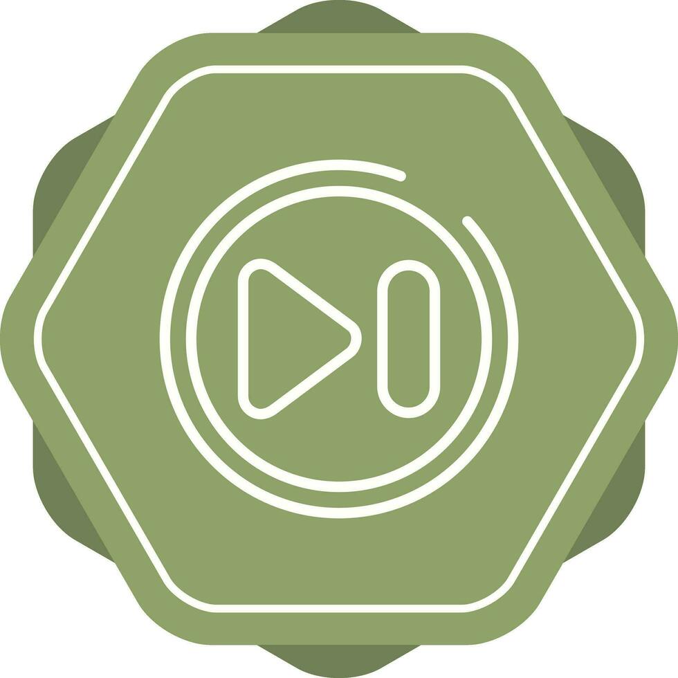 Next Track Button Vector Icon