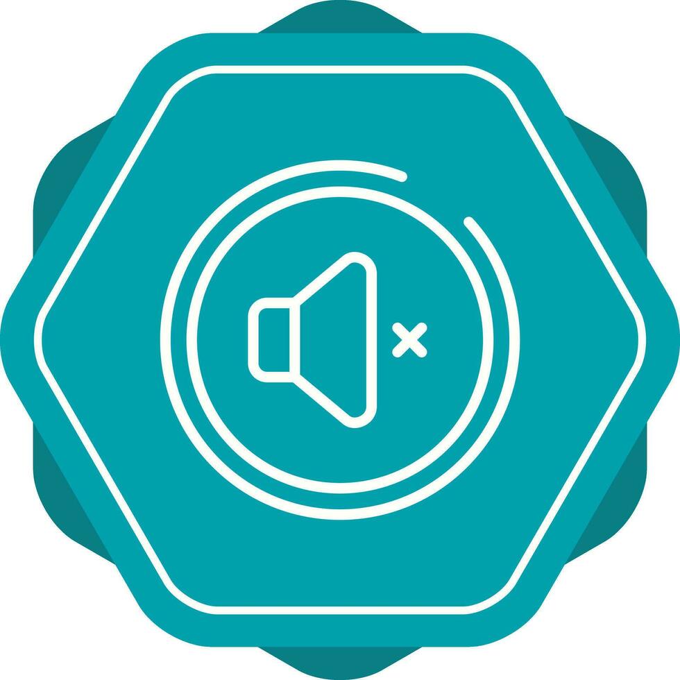 Mute Button Vector Icon