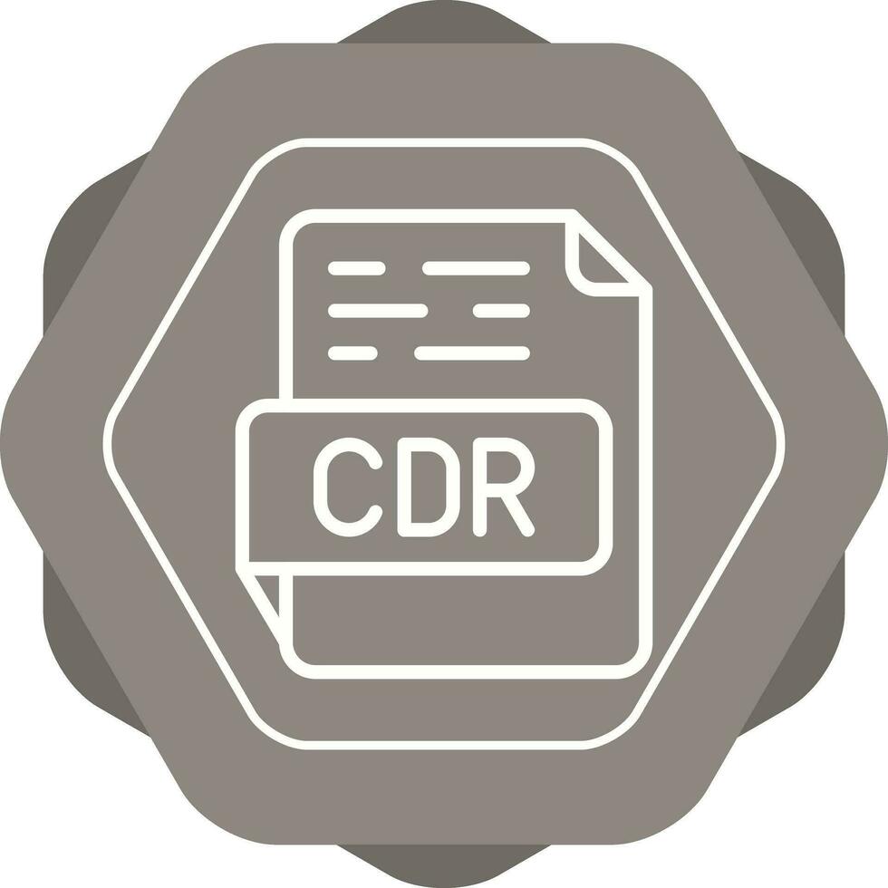 CDR Vector Icon